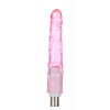 Xintimate Accessoire gode épais style cristal 8,27" avec XLR 3 broches pour machines sexuelles