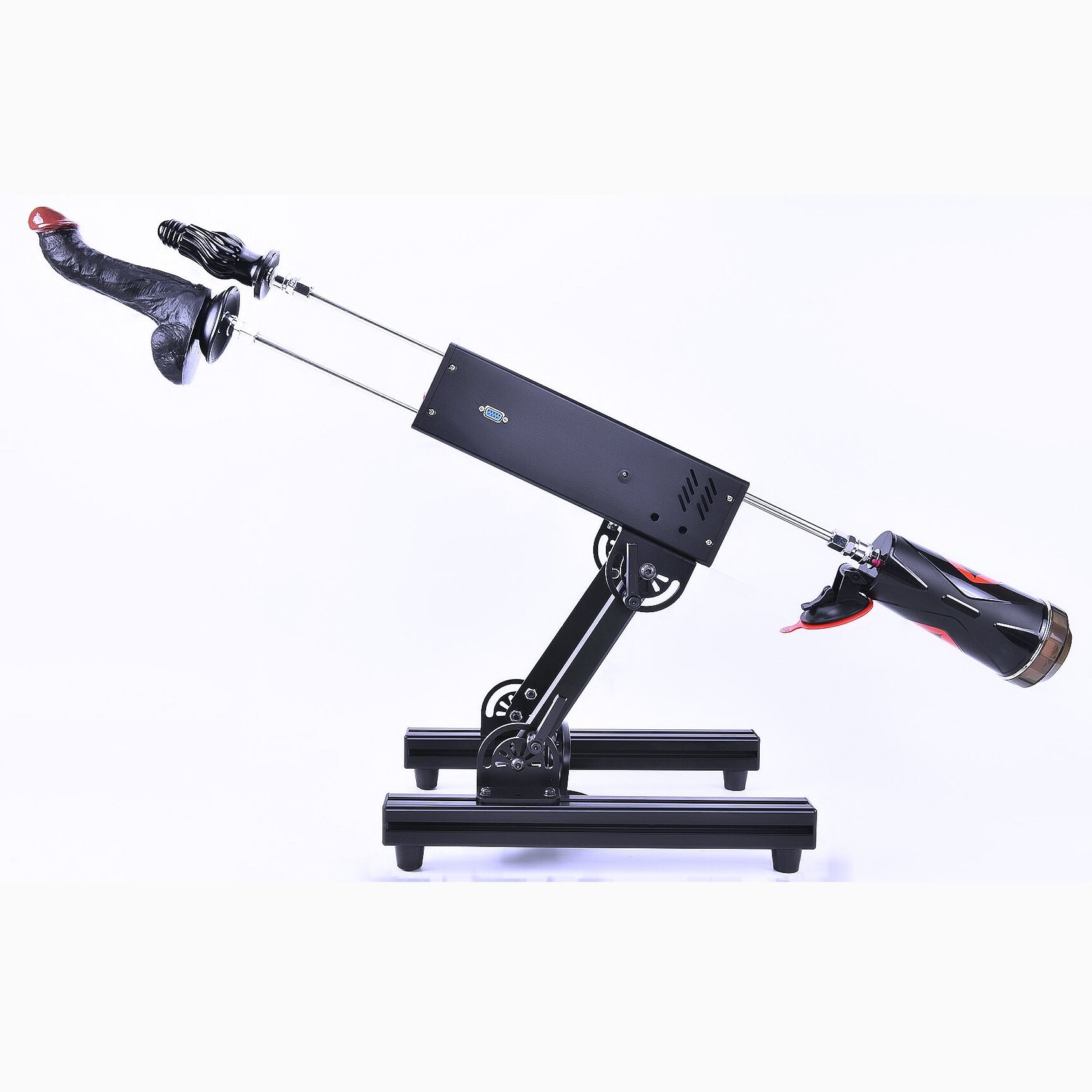 Xintimate Deep Thrusting Sex Machine with Masturbator Cup & 2 Extenders for couples