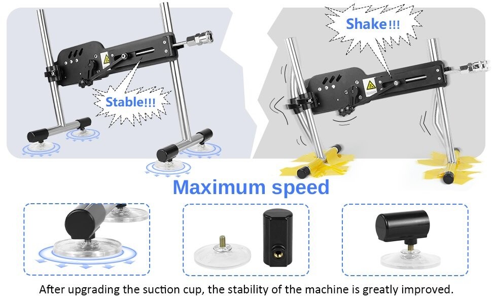 Xintimate Deep Thrusting Sex Machine with Masturbator Cup & 2 Extenders for couples