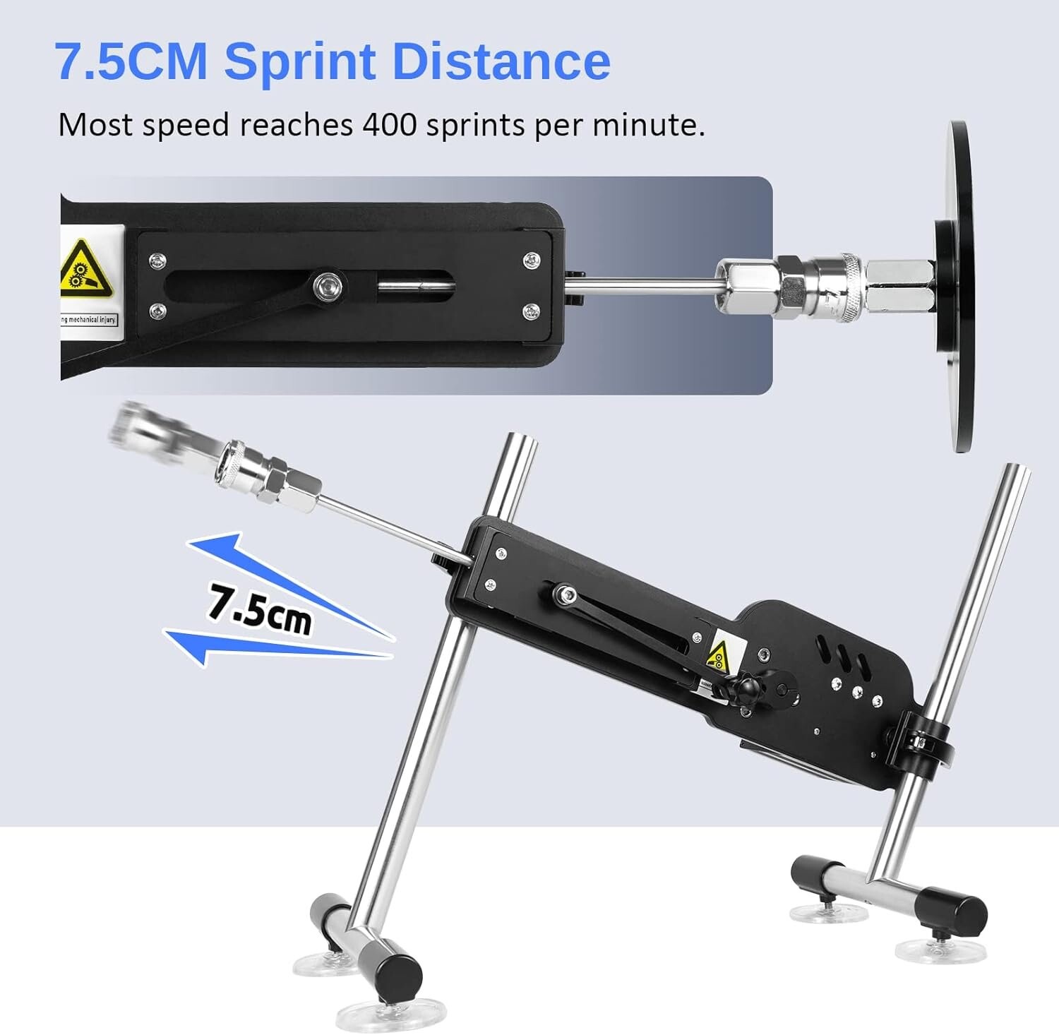 Xintimate Deep Thrusting Sex Machine with Masturbator Cup & 2 Extenders for couples