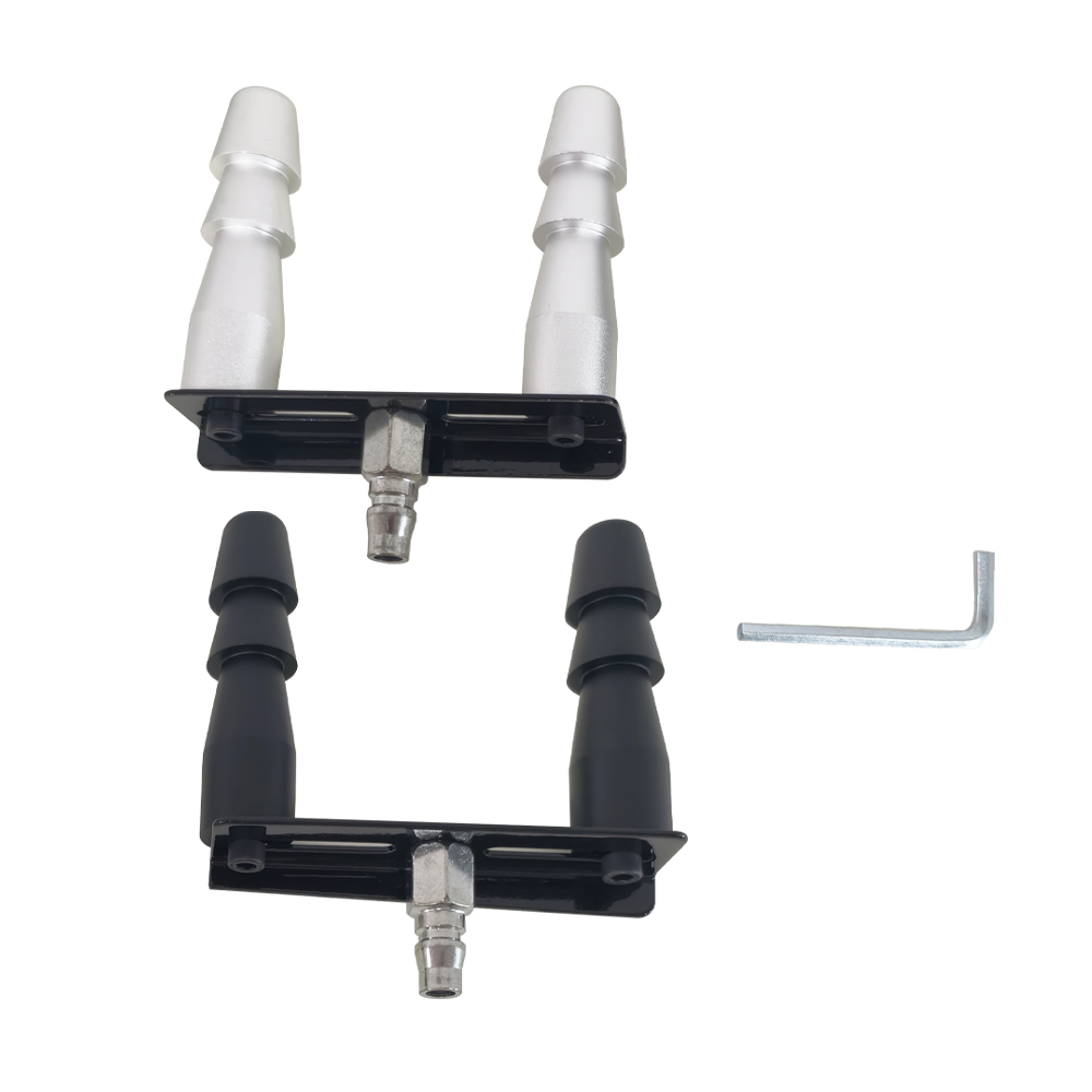 Vac-U-Lock Doubler Adapter for Xintimate Sex Machines Black Silver