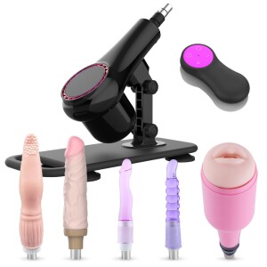 Xintimate Thrusting Sex Machine Remote Control Oral Masturbation Cup & Dildos for couples
