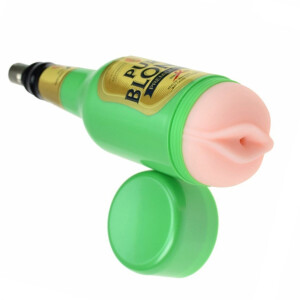 Accesorio masturbador masculino vaginal con forma de jarra de cerveza XLR de 3 pines para máquinas de sexo