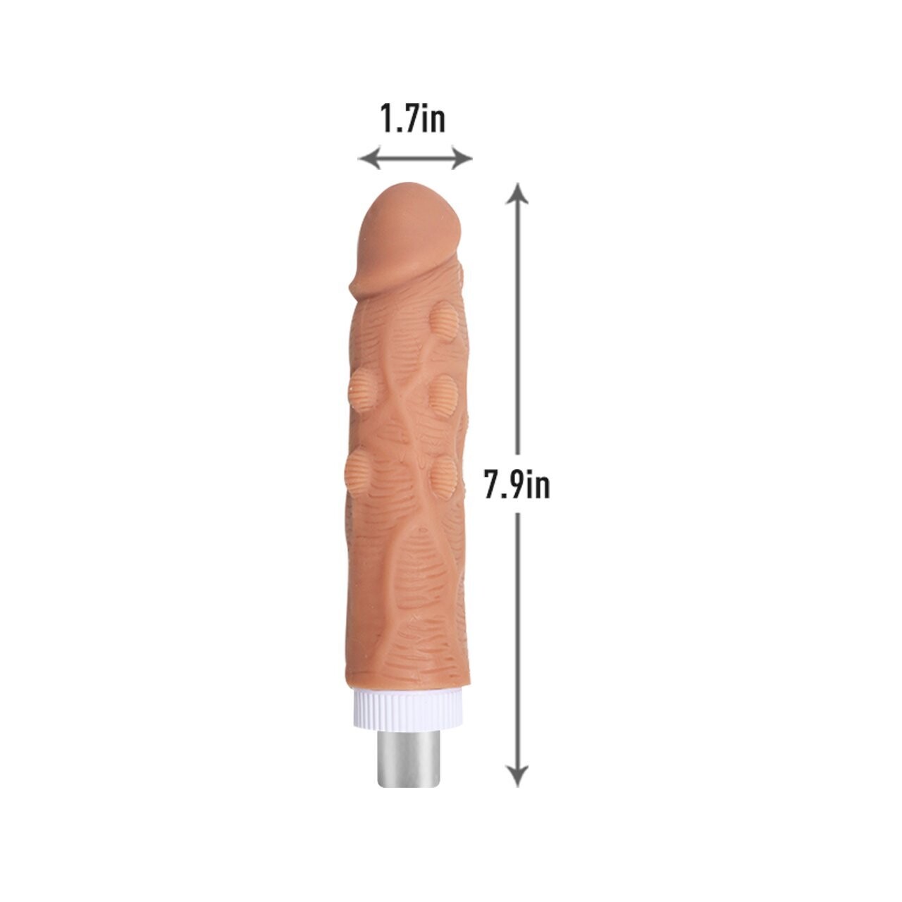 Dildo marrone da 7,87