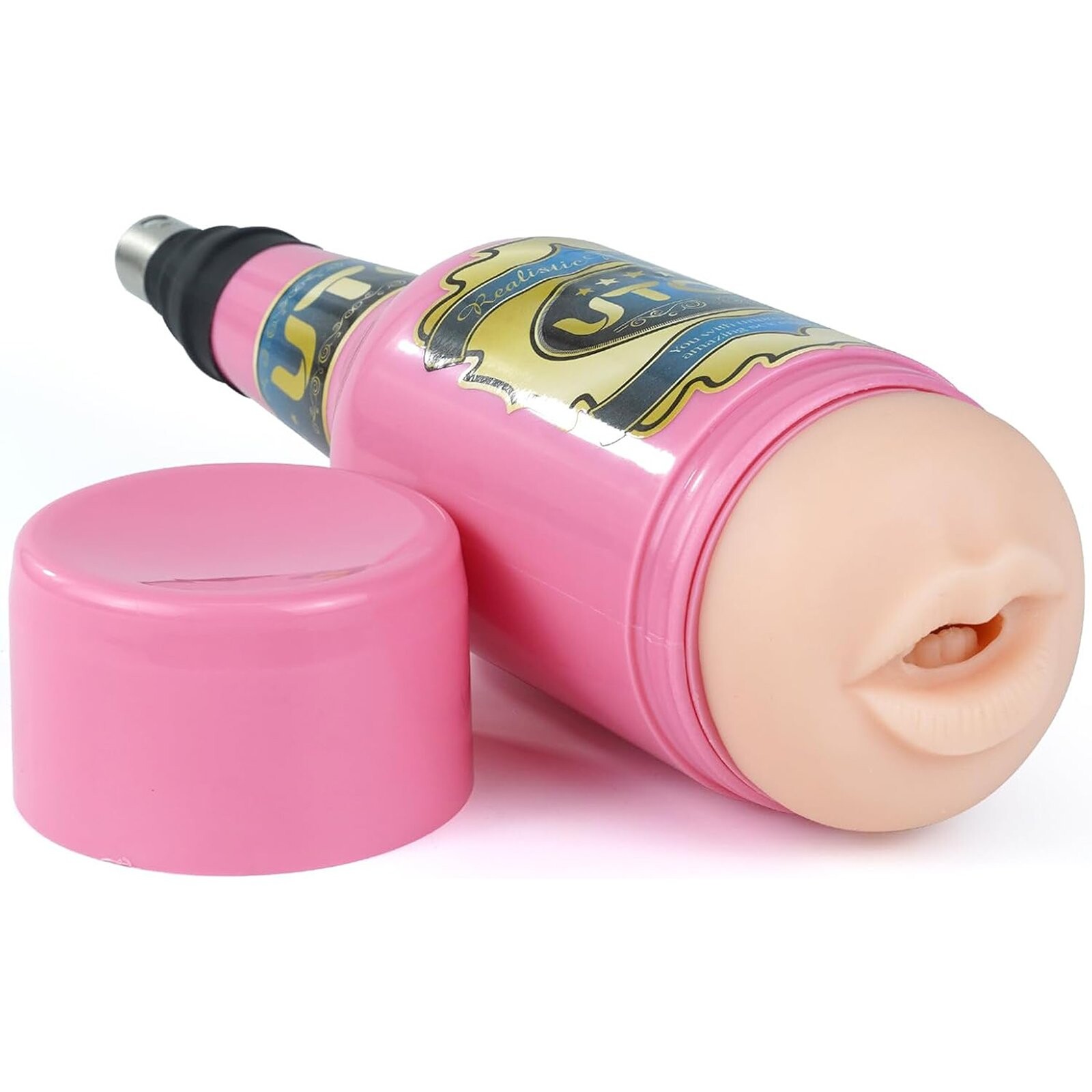 Masturbatore Maschile Orale a Boccale di Birra – Accessorio XLR a 3 Pin per Sex Machine