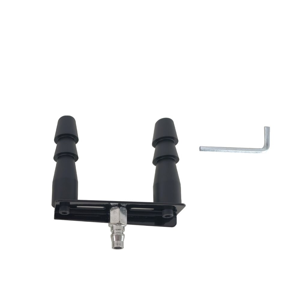 Adattatore doppio Vac-U-Lock per sex machine Xintimate nero