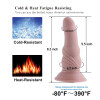 Xintimate 6.3" Bullet-Shape Dildo Attachment for Anal Play & Sex Machines