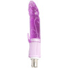 Xintimate Accessorio Dildo Cristallo Testurizzato da 7,68" con XLR a 3 Pin per Sex Machine