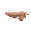 Xintimate 8.9" Ultra-Realistic Dual-Density Dildo Attachment for Sex Machine