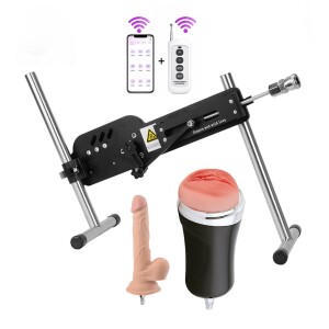 Xintimate Deep Thrusting Sex Machine with Masturbator Cup & 2 Extenders for couples