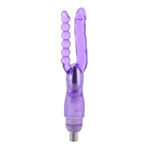 Xintimate Attacco Dildo Doppio da 10,4" con 3-Pin XLR per Sex Machine a Spinta