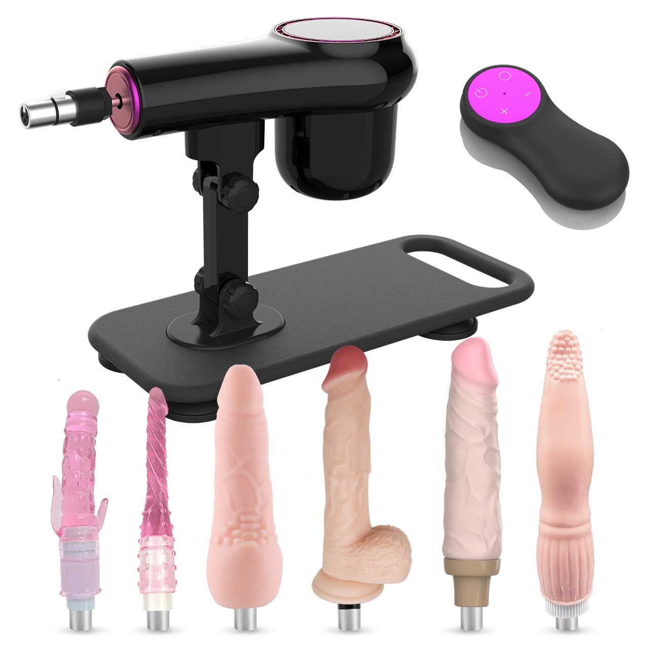 Xintimate Remote Fuck Machine with Realistic Dildos and Anal Toys