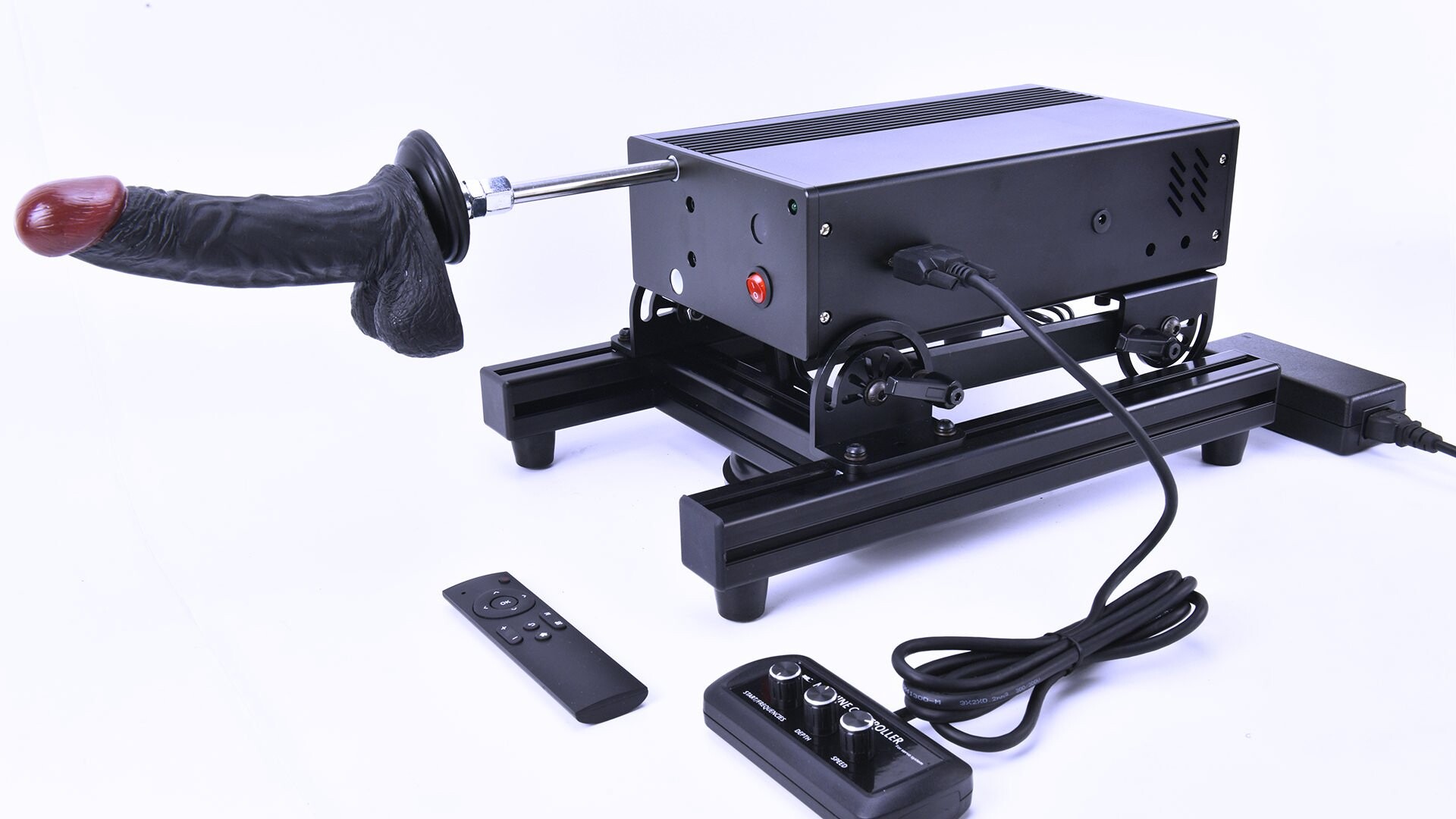 Xintimate Deep Thrusting Sex Machine with Masturbator Cup & 2 Extenders for couples