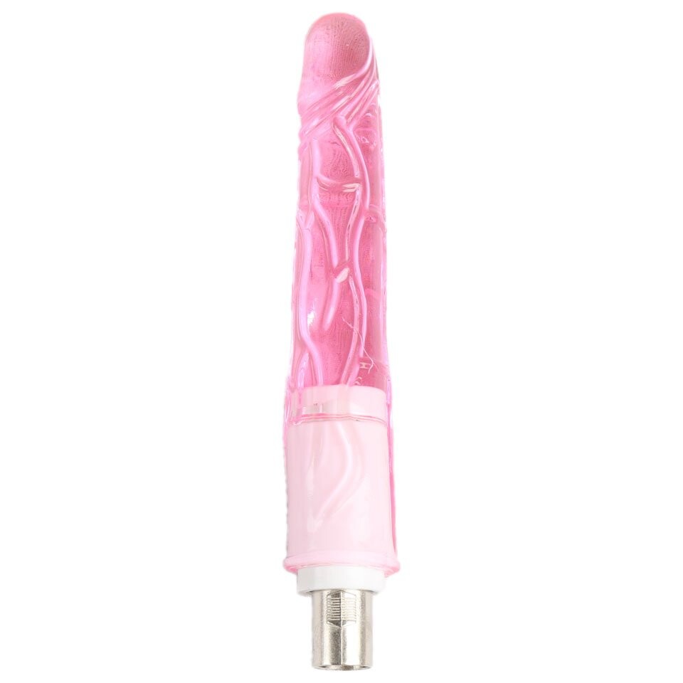 Xintimate 8,27 inch dikke dildo in kristalstijl met 3-pins XLR-opzetstuk voor seksmachines