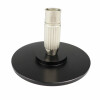 3-pins XLR grote zuignapbasis-adapter 10 cm zwart