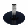 3-pins XLR grote zuignapbasis-adapter 10 cm zwart