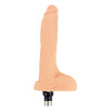 8,66" Vleeskleurige realistische dildo met testikels 3-Pin XLR-opzetstuk
