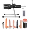 Premium Remote Sex Machine 120W with 5 Dildos & Male Masturbator for Couples