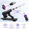 Remote Sex Machine Automatic Thrusting Dildo Machine for Men and Women with 3XLR Attachments