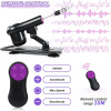 Remote Sex Machine Automatic Thrusting Dildo Machine for Men and Women with 3XLR Attachments
